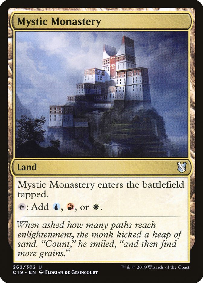 Mystic Monastery [Commander 2019] | Card Merchant Takapuna