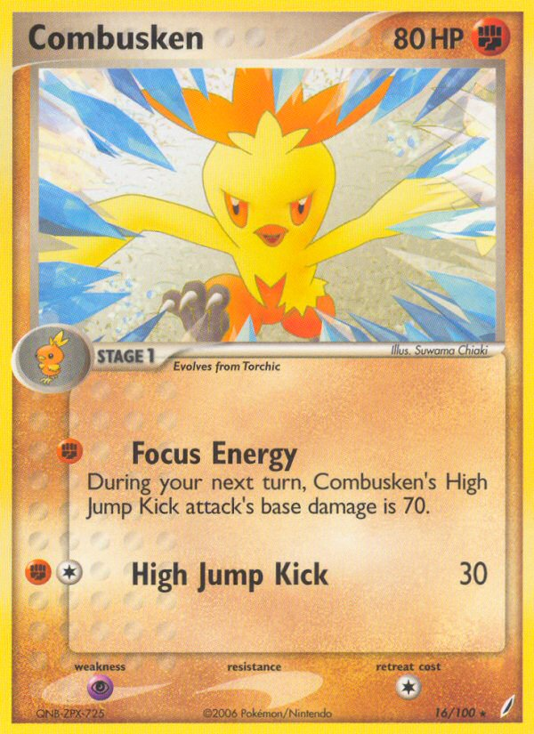 Combusken (16/100) [EX: Crystal Guardians] | Card Merchant Takapuna