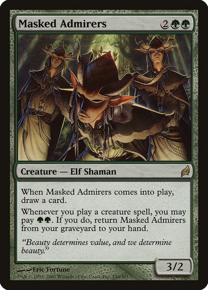 Masked Admirers [Lorwyn] | Card Merchant Takapuna