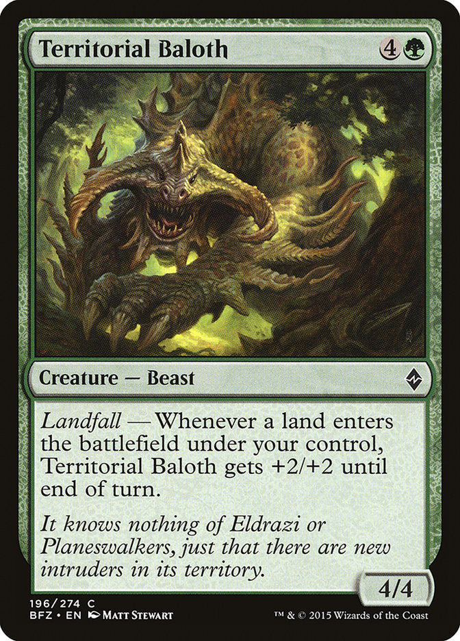 Territorial Baloth [Battle for Zendikar] | Card Merchant Takapuna