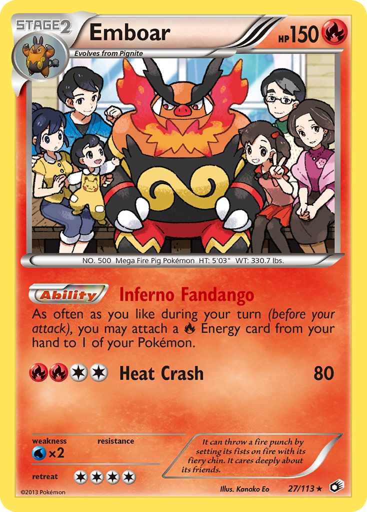 Emboar (27/113) [Black & White: Legendary Treasures] | Card Merchant Takapuna