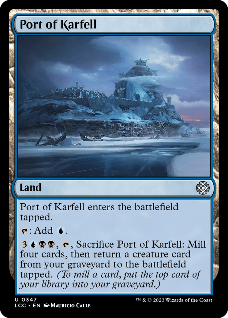 Port of Karfell [The Lost Caverns of Ixalan Commander] | Card Merchant Takapuna