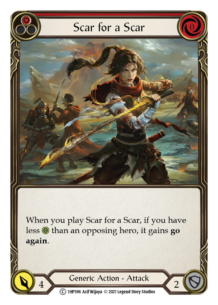 Scar for a Scar (Red) [1HP396] (History Pack 1) | Card Merchant Takapuna