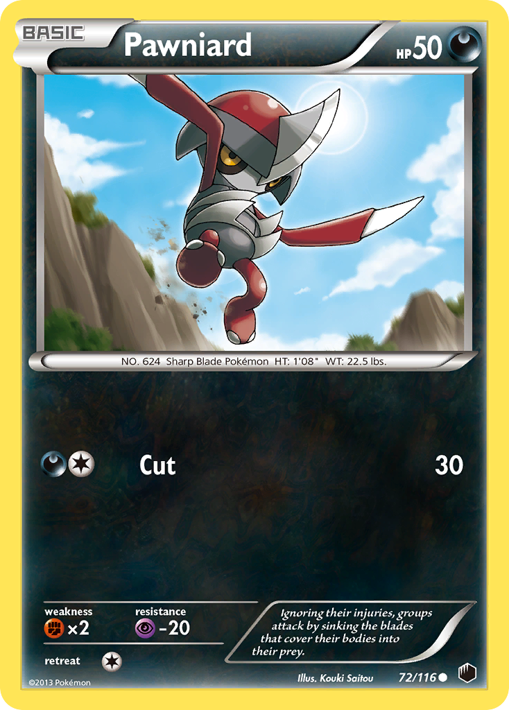 Pawniard (72/116) [Black & White: Plasma Freeze] | Card Merchant Takapuna