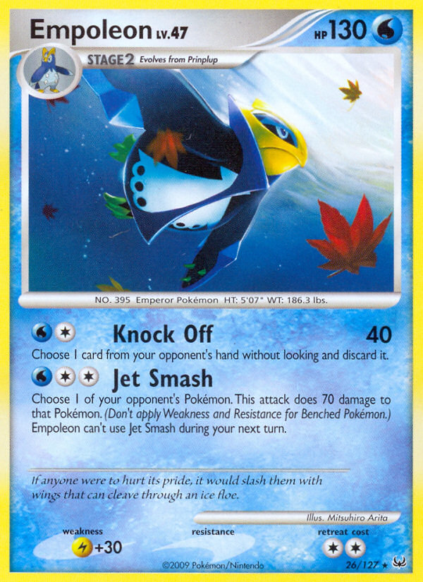 Empoleon (26/127) [Platinum: Base Set] | Card Merchant Takapuna