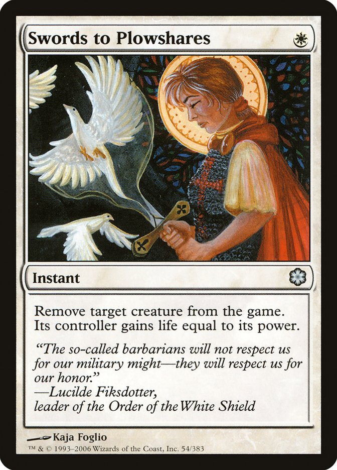 Swords to Plowshares [Coldsnap Theme Decks] | Card Merchant Takapuna