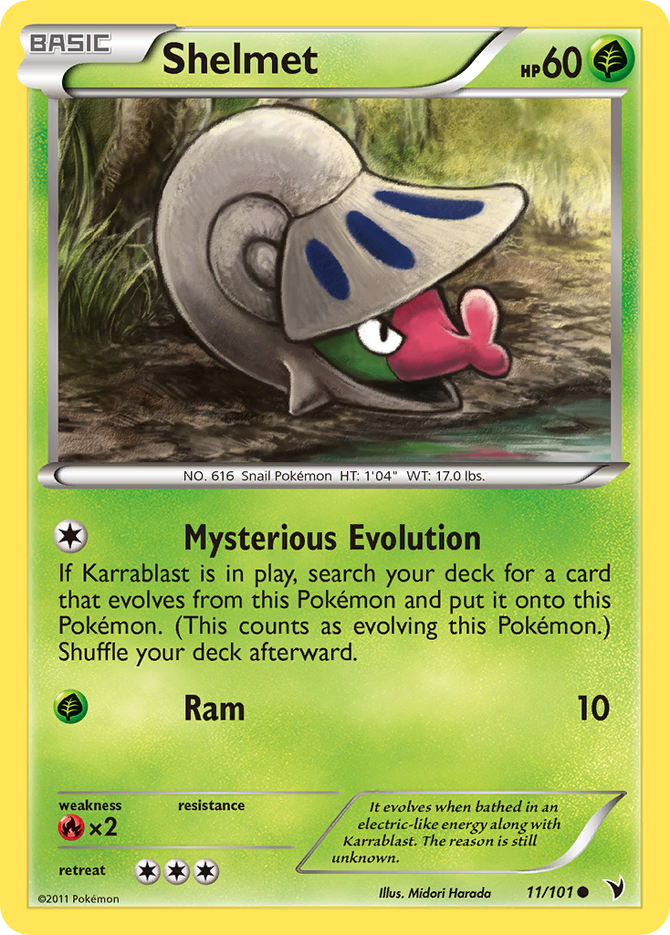 Shelmet (11/101) [Black & White: Noble Victories] | Card Merchant Takapuna