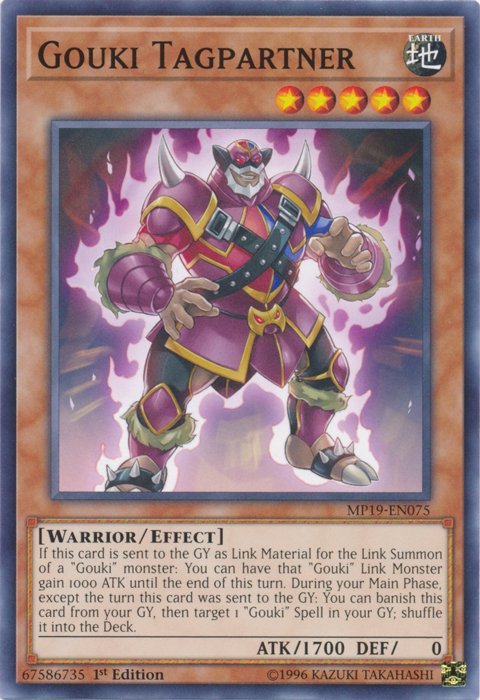 Gouki Tagpartner [MP19-EN075] Common | Card Merchant Takapuna