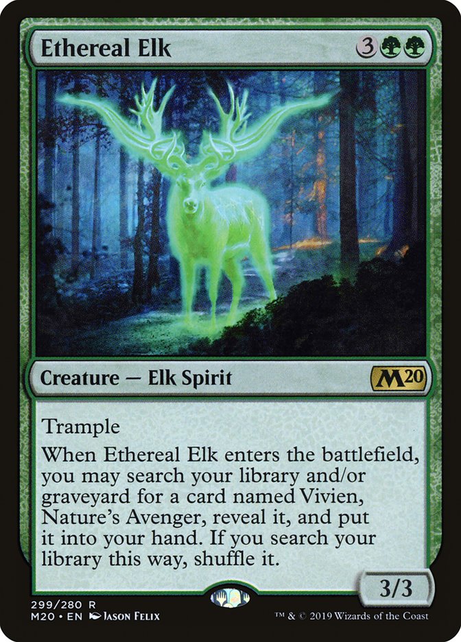 Ethereal Elk [Core Set 2020] | Card Merchant Takapuna