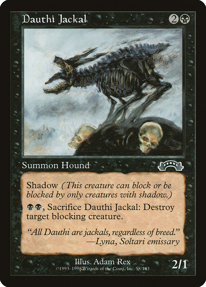 Dauthi Jackal [Exodus] | Card Merchant Takapuna