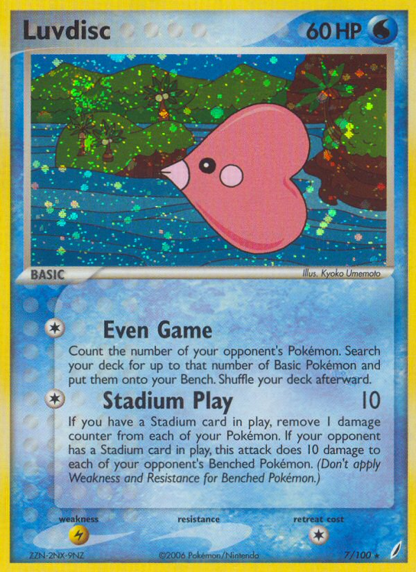 Luvdisc (7/100) [EX: Crystal Guardians] | Card Merchant Takapuna