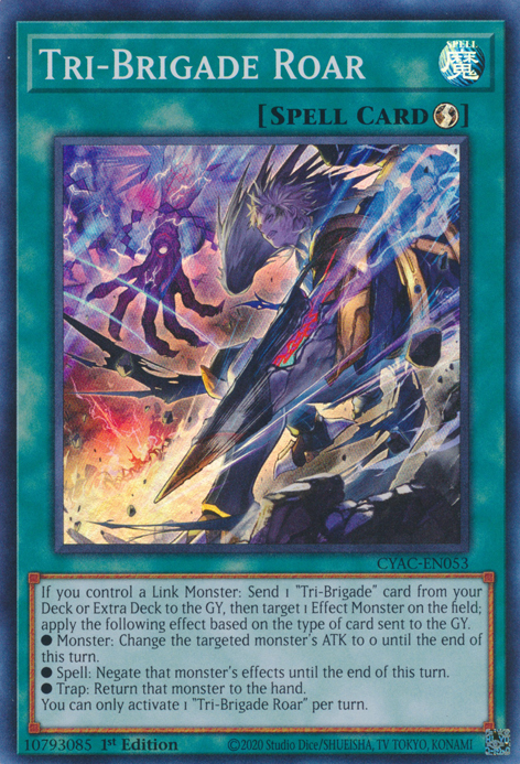 Tri-Brigade Roar [CYAC-EN053] Super Rare | Card Merchant Takapuna