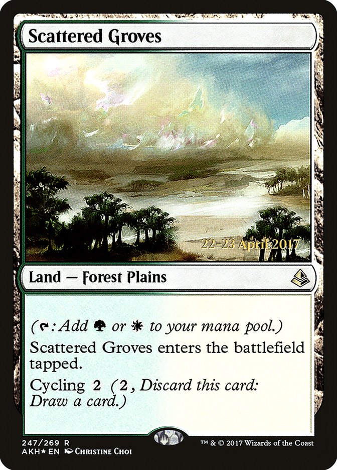 Scattered Groves [Amonkhet Prerelease Promos] | Card Merchant Takapuna