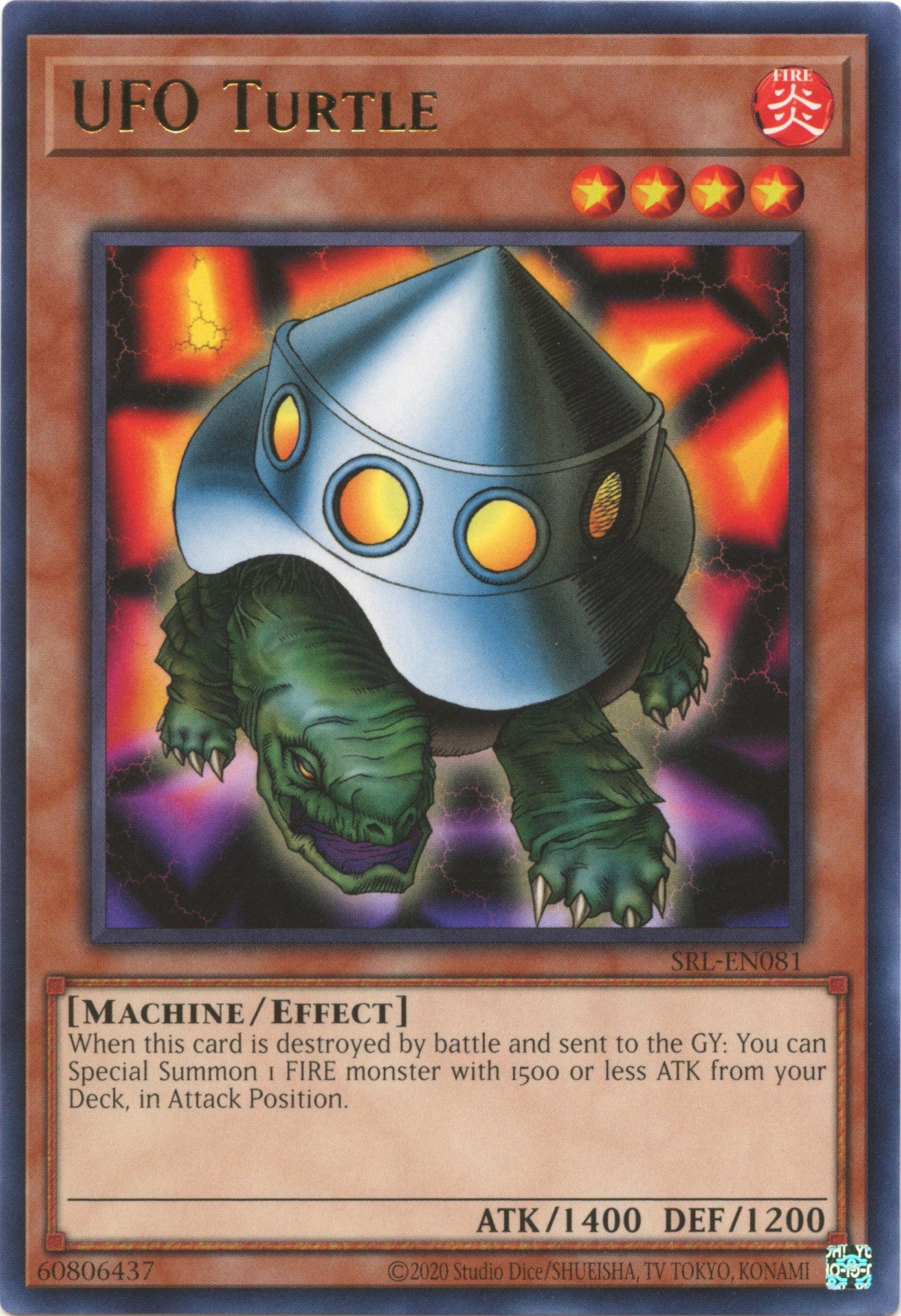 UFO Turtle (25th Anniversary) [SRL-EN081] Rare | Card Merchant Takapuna