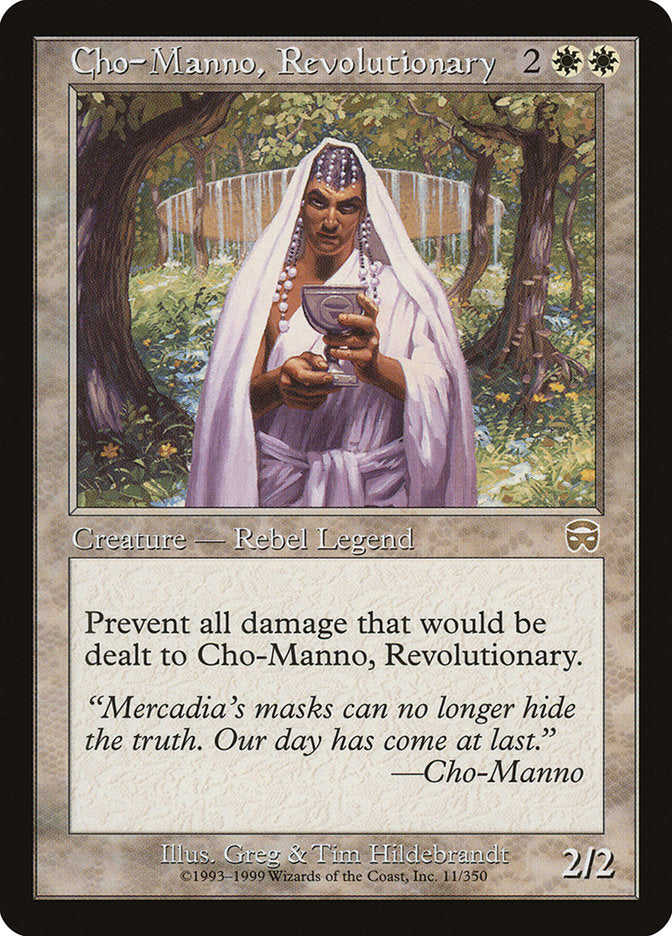 Cho-Manno, Revolutionary [Mercadian Masques] | Card Merchant Takapuna