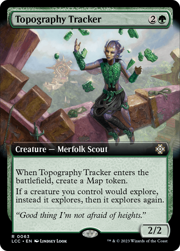 Topography Tracker (Extended Art) [The Lost Caverns of Ixalan Commander] | Card Merchant Takapuna