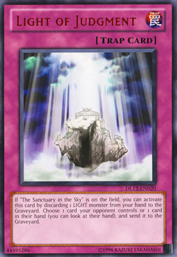 Light of Judgment (Red) [DL12-EN020] Rare | Card Merchant Takapuna