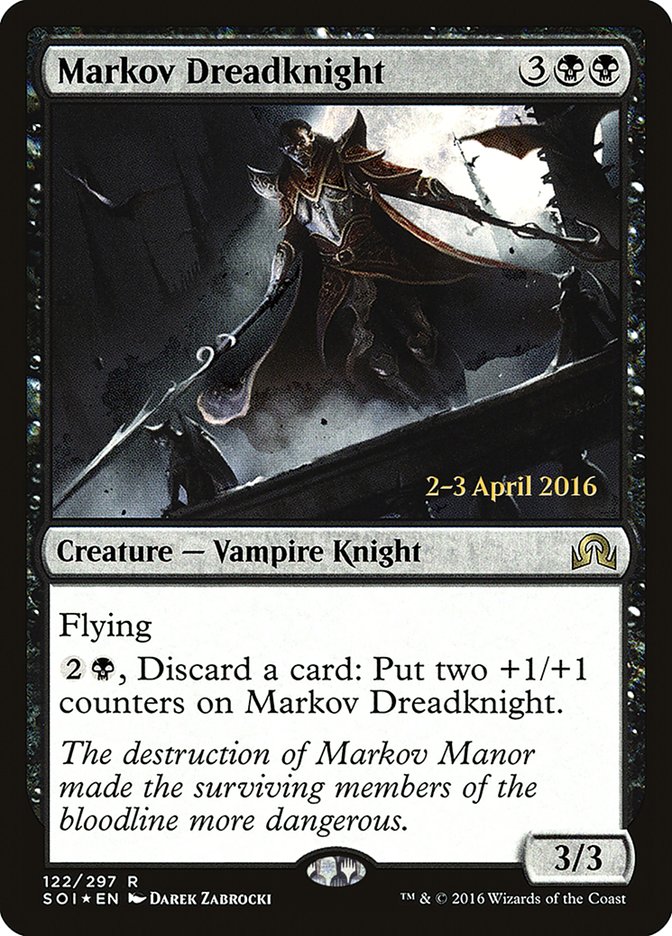 Markov Dreadknight [Shadows over Innistrad Prerelease Promos] | Card Merchant Takapuna
