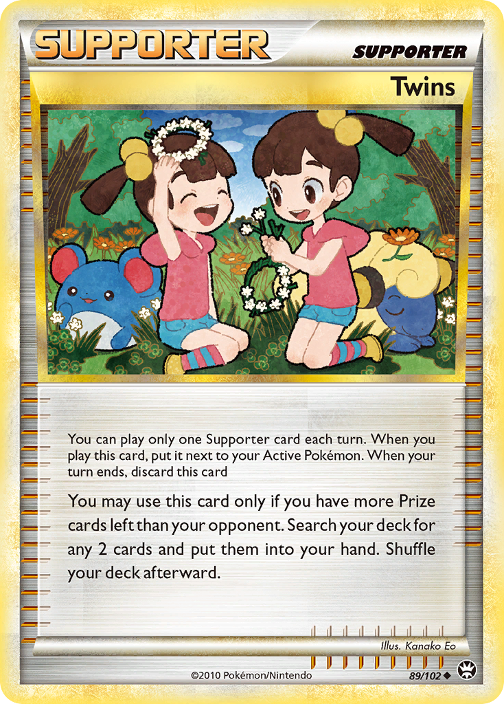 Twins (89/102) [HeartGold & SoulSilver: Triumphant] | Card Merchant Takapuna