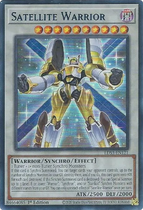 Satellite Warrior (Blue) [LDS3-EN121] Ultra Rare | Card Merchant Takapuna