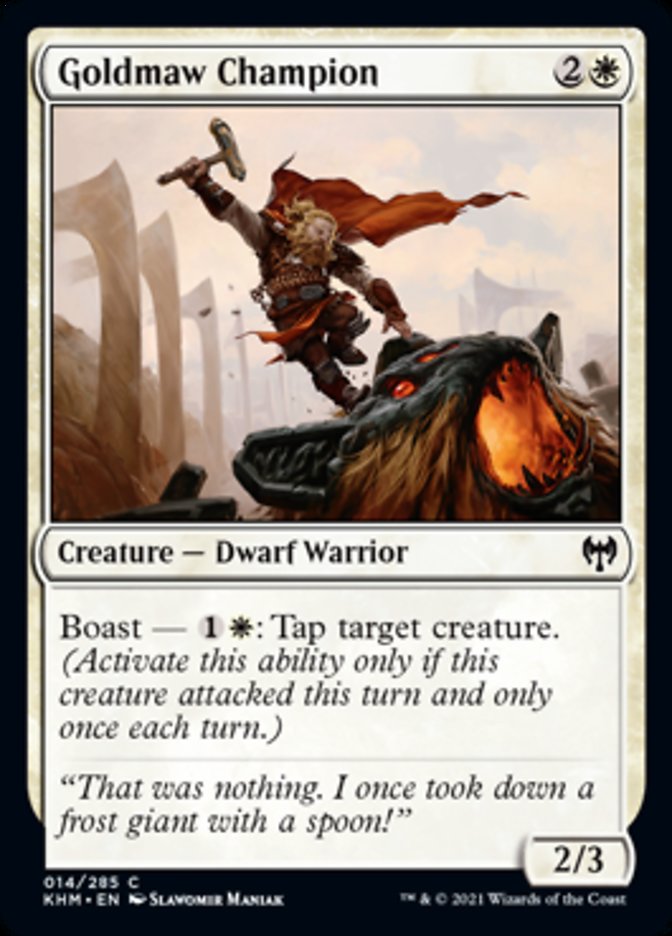 Goldmaw Champion [Kaldheim] | Card Merchant Takapuna