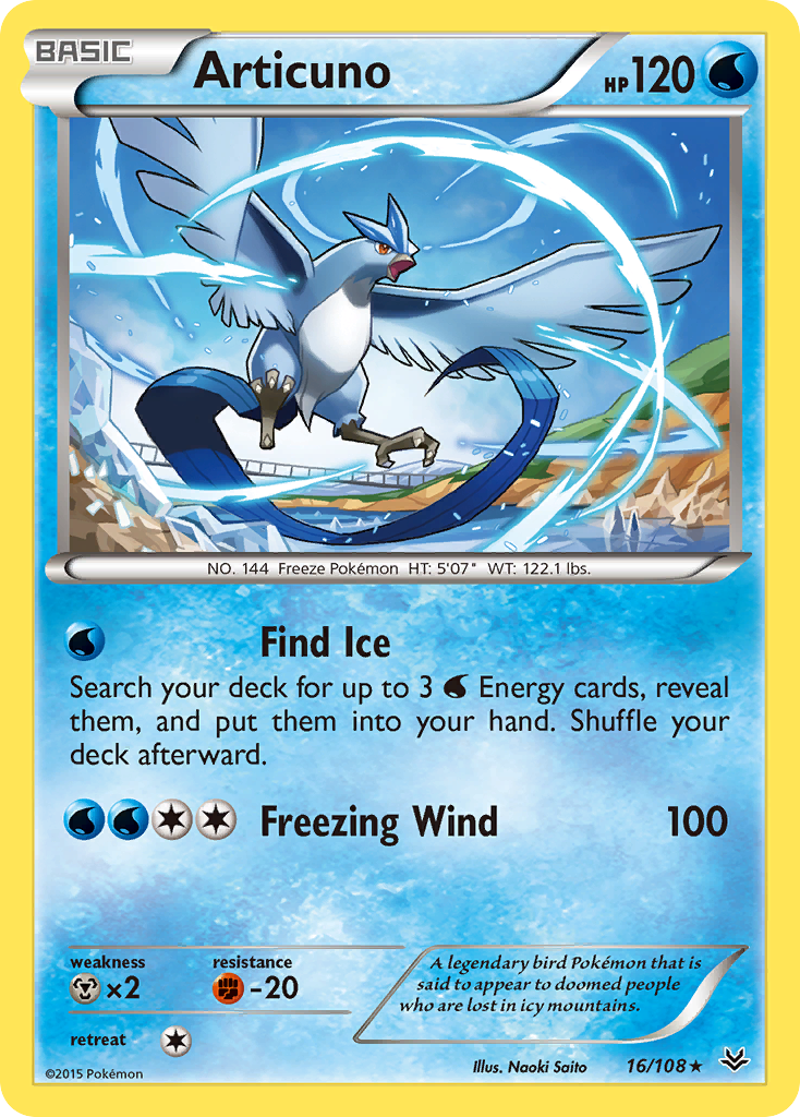 Articuno (16/108) [XY: Roaring Skies] | Card Merchant Takapuna