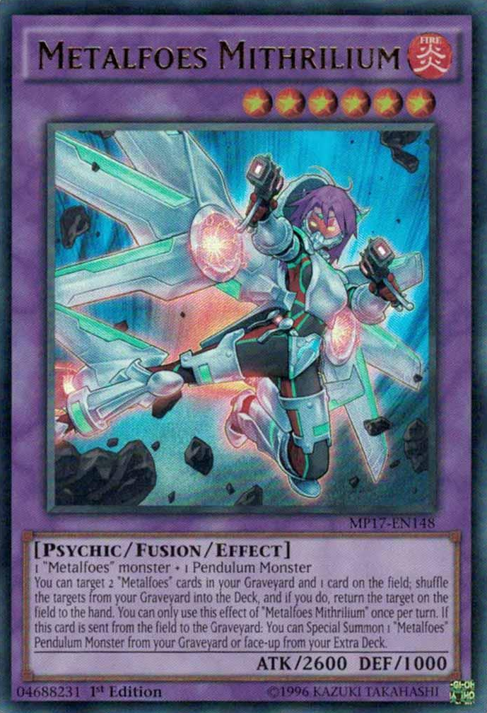 Metalfoes Mithrilium [MP17-EN148] Ultra Rare | Card Merchant Takapuna