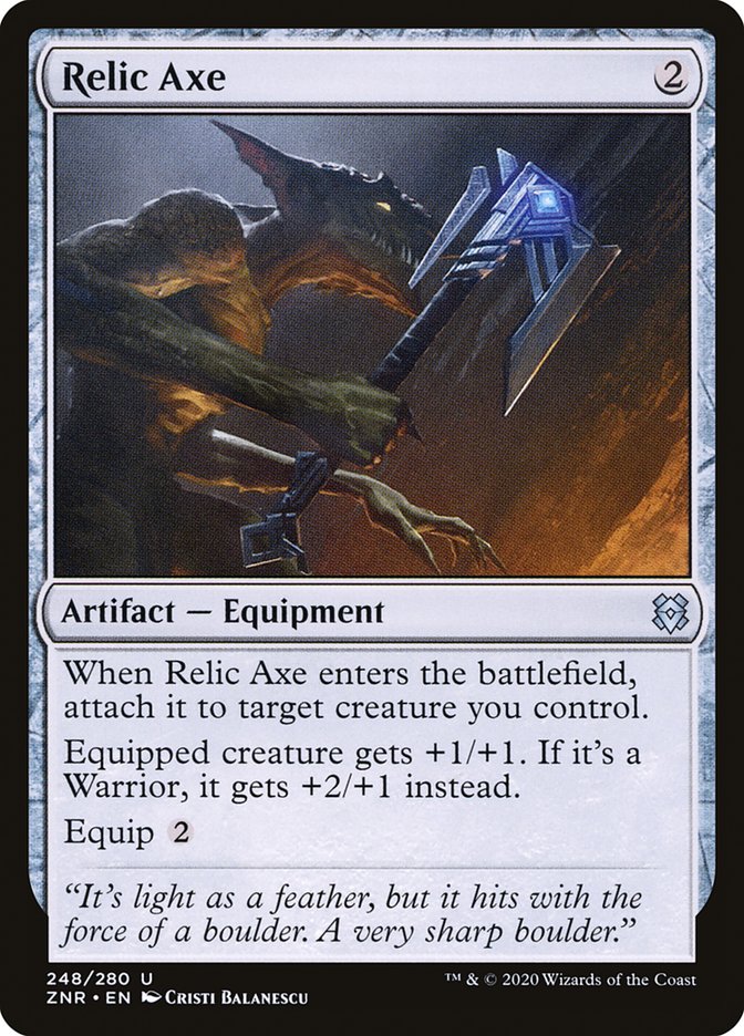 Relic Axe [Zendikar Rising] | Card Merchant Takapuna