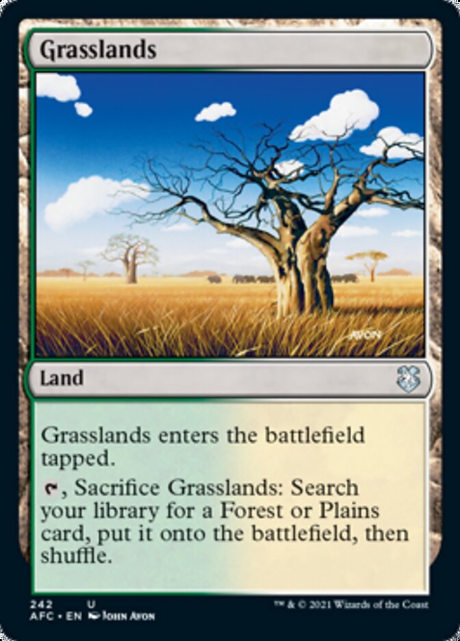 Grasslands [Dungeons & Dragons: Adventures in the Forgotten Realms Commander] | Card Merchant Takapuna
