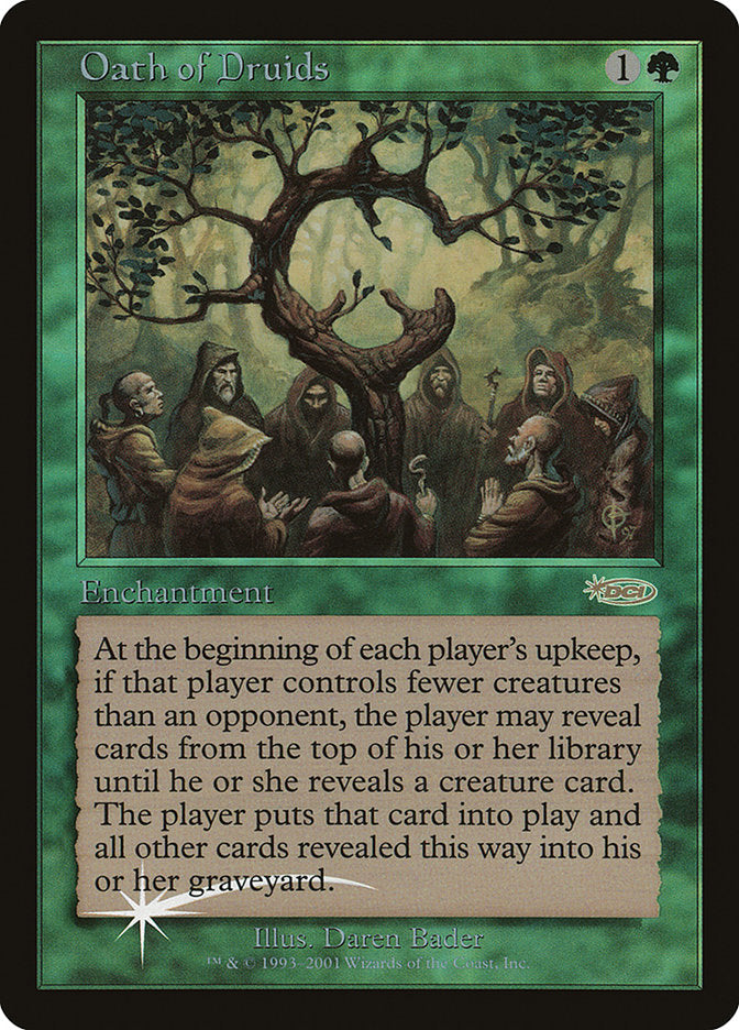 Oath of Druids [Judge Gift Cards 2001] | Card Merchant Takapuna
