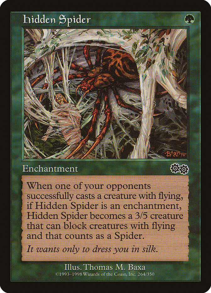 Hidden Spider [Urza's Saga] | Card Merchant Takapuna