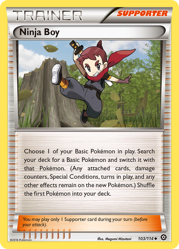 Ninja Boy (103/114) [XY: Steam Siege] | Card Merchant Takapuna