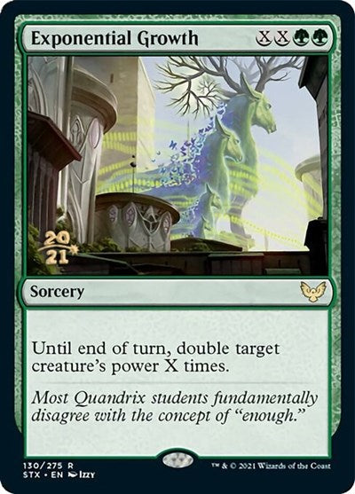 Exponential Growth [Strixhaven: School of Mages Prerelease Promos] | Card Merchant Takapuna