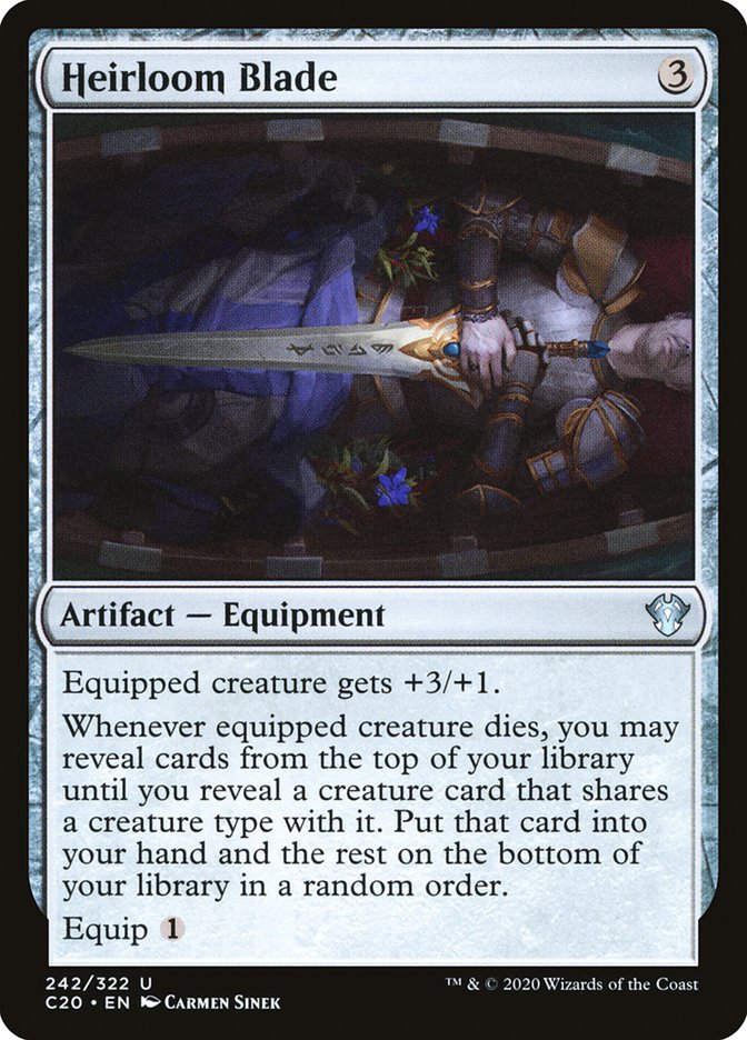 Heirloom Blade [Commander 2020] | Card Merchant Takapuna