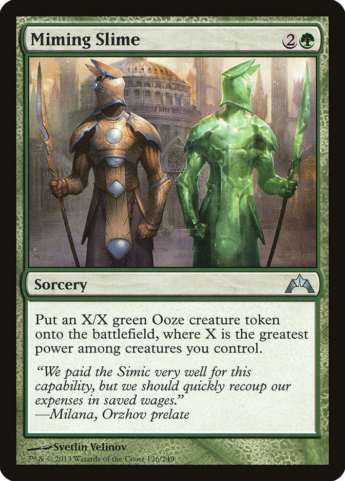 Miming Slime [Gatecrash] | Card Merchant Takapuna