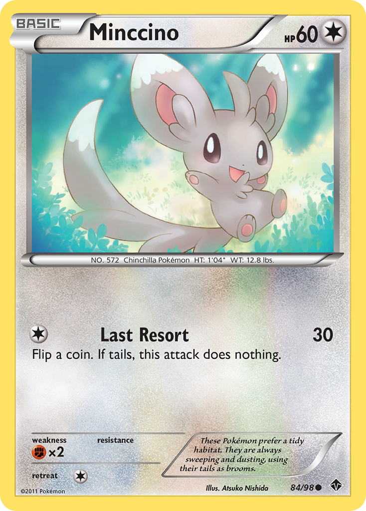 Minccino (84/98) [Black & White: Emerging Powers] | Card Merchant Takapuna
