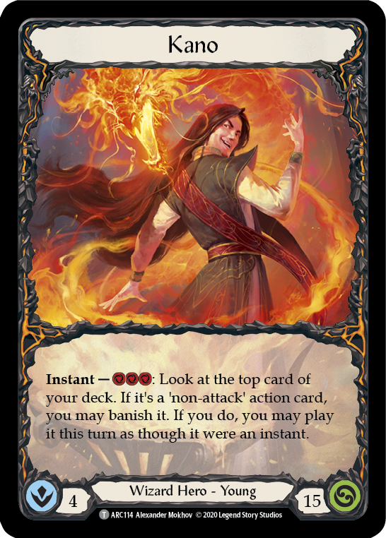 Kano [U-ARC114] (Arcane Rising Unlimited)  Unlimited Normal | Card Merchant Takapuna
