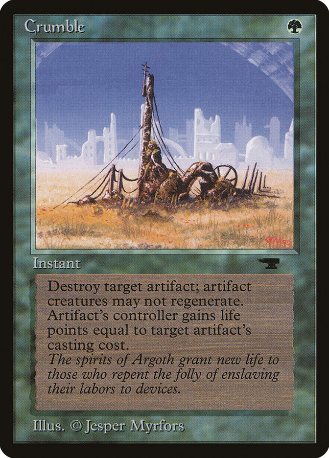 Crumble [Antiquities] | Card Merchant Takapuna