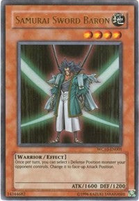Samurai Sword Baron [WC10-EN001] Ultra Rare | Card Merchant Takapuna