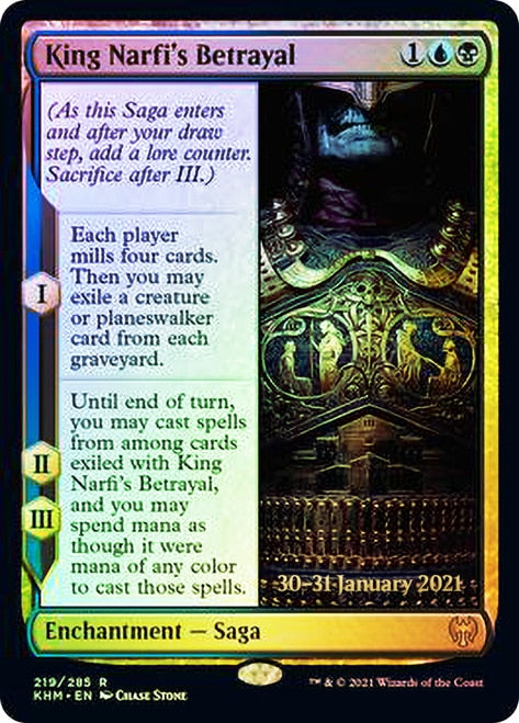 King Narfi's Betrayal [Kaldheim Prerelease Promos] | Card Merchant Takapuna