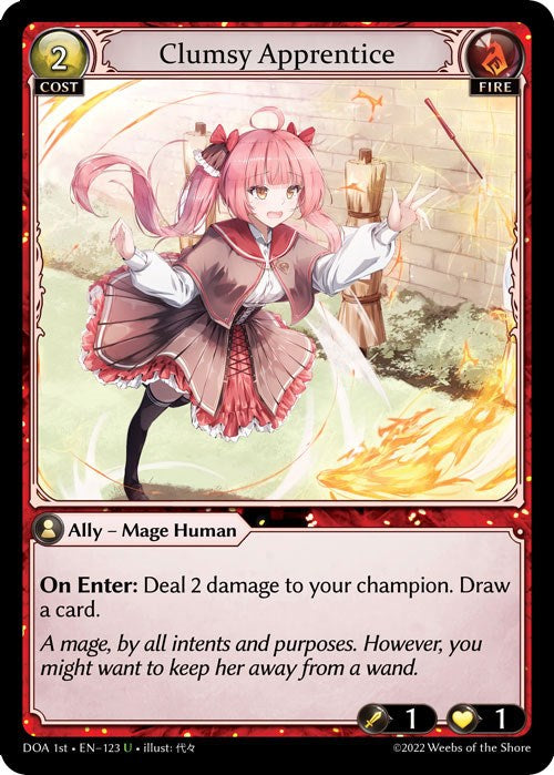 Clumsy Apprentice (123) [Dawn of Ashes: 1st Edition] | Card Merchant Takapuna
