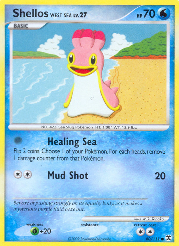 Shellos West Sea (80/111) [Platinum: Rising Rivals] | Card Merchant Takapuna