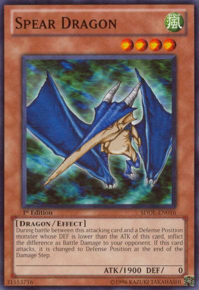 Spear Dragon [SDDL-EN016] Common | Card Merchant Takapuna