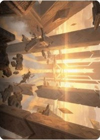 Skyclave Basilica Art Card [Zendikar Rising Art Series] | Card Merchant Takapuna