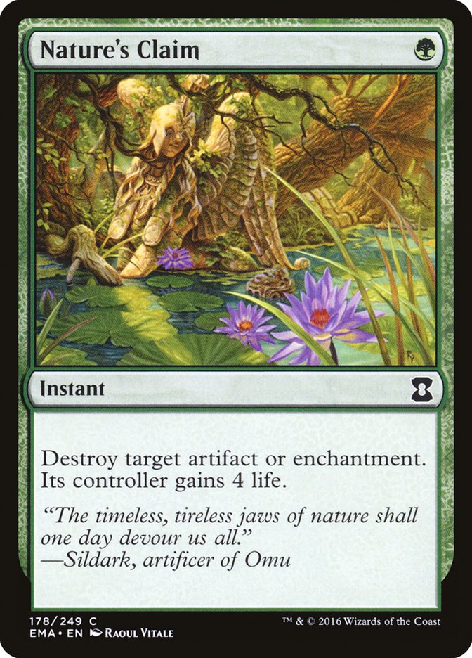 Nature's Claim [Eternal Masters] | Card Merchant Takapuna