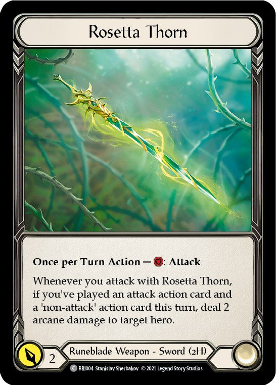 Rosetta Thorn [BRI004] (Tales of Aria Briar Blitz Deck)  1st Edition Normal | Card Merchant Takapuna