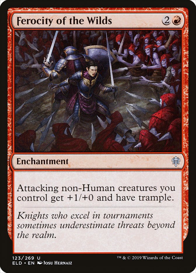 Ferocity of the Wilds [Throne of Eldraine] | Card Merchant Takapuna
