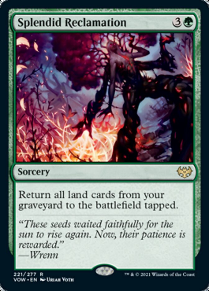 Splendid Reclamation [Innistrad: Crimson Vow] | Card Merchant Takapuna