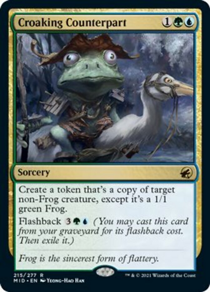 Croaking Counterpart [Innistrad: Midnight Hunt] | Card Merchant Takapuna