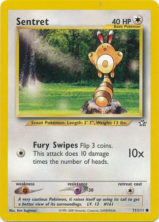 Sentret (71/111) [Neo Genesis Unlimited] | Card Merchant Takapuna
